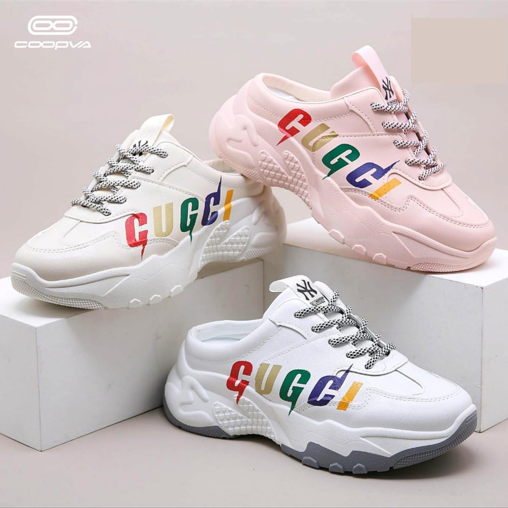 [FREE BOX] SEPATU SNEAKERS FASHION WANITA IMPORT KOREA☀️GUCCI SNEAKERS