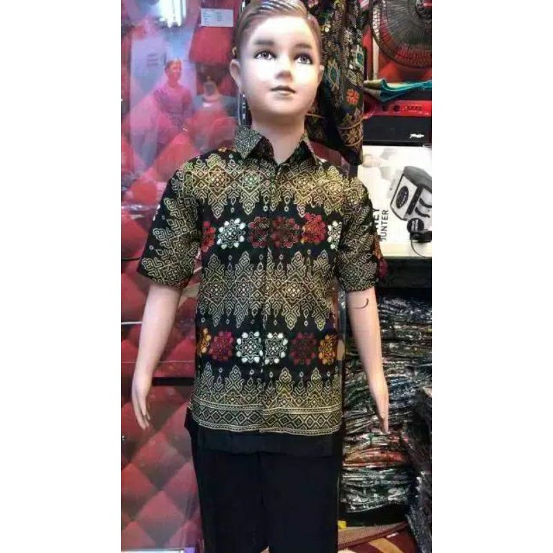 kemeja anak batik / kemeja anak sd / batik anak laki laki