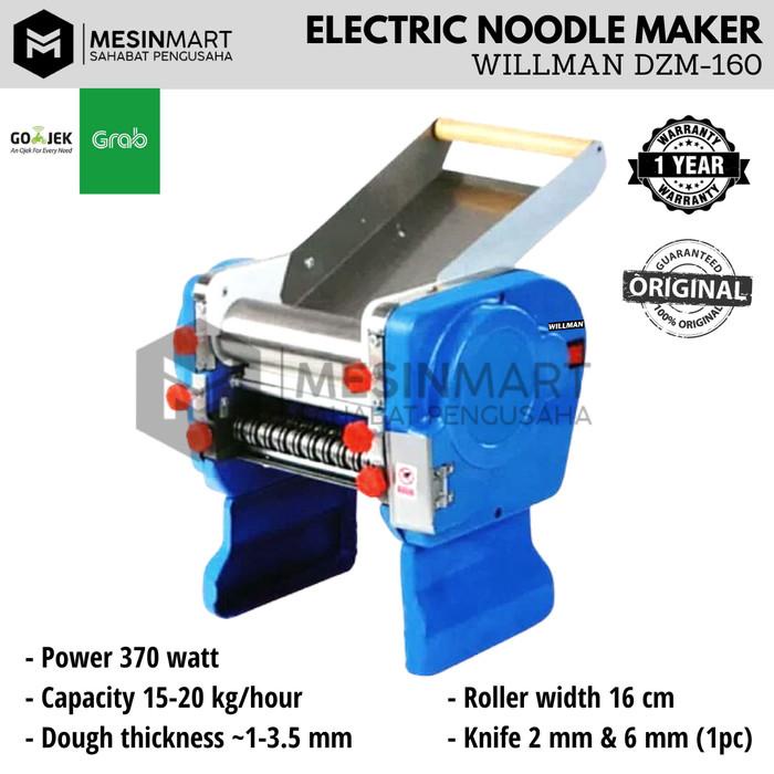 

Mesin Penggiling Mie/ Noodle Maker Willman Dzm-160 (2Mm & 6Mm) Gojek