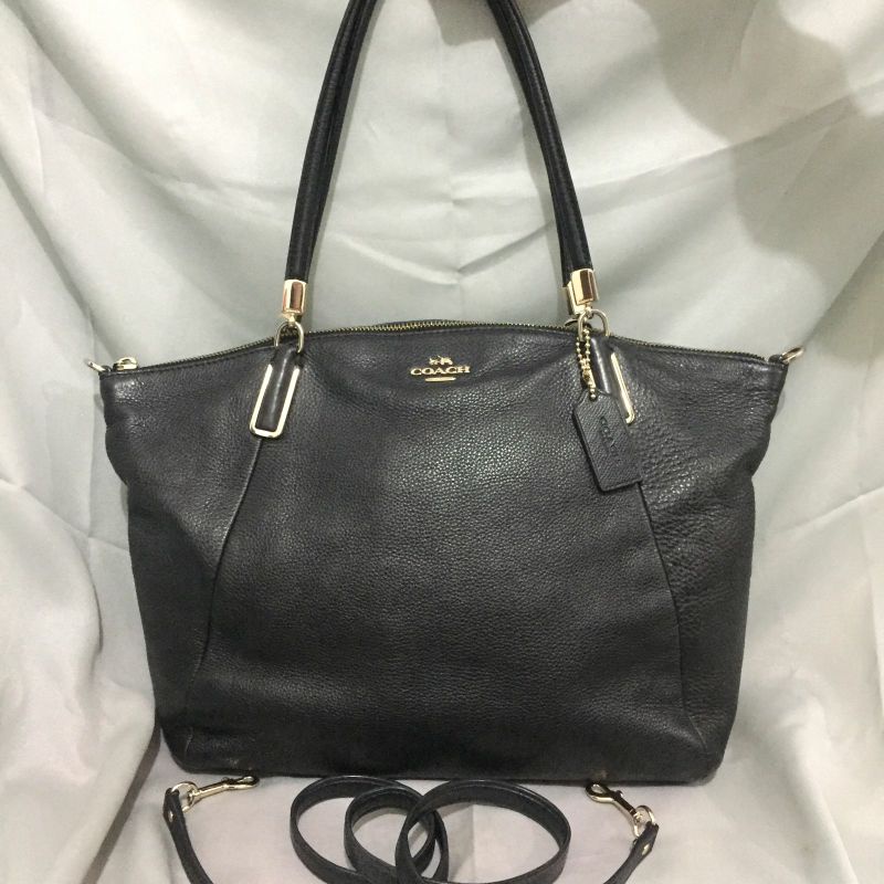 Coach preloved bag Kelsey Classic Black tas second authentic