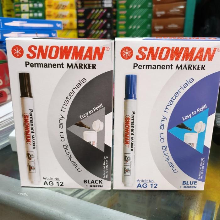 

Spidol Permanent Marker Ag-12 Snowman