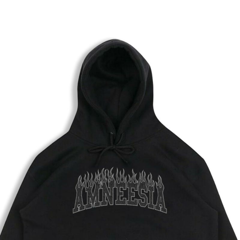 AMNEESIA • Sweater Hoodie Bordir Original Pria &amp; Wanita High Quality Premium Distro Bandung