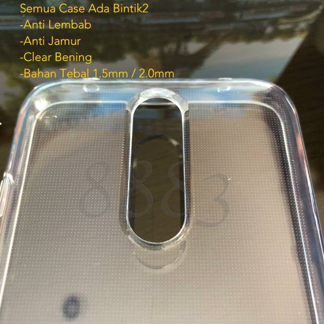 Silikon Jelly Soft Case Bening Realme X2 Pro Oppo Reno Ace Softcase Anti Crack Premium bahan tebal