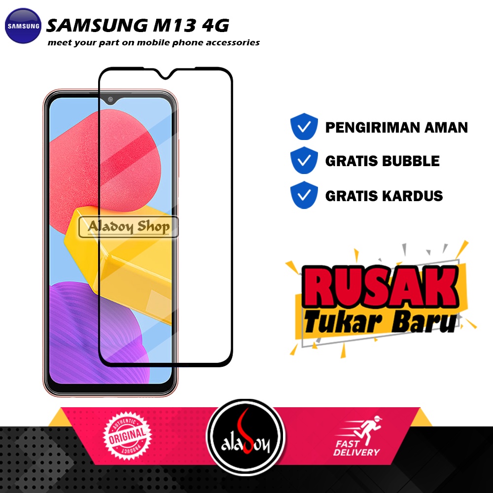 Tempered Glass Samsung M13 4G Anti Gores Layar Screen Protector