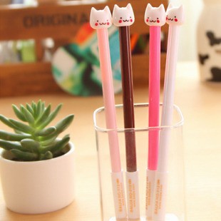 

Pen gel kepala kucing cute little kitty tebal 0.5mm SPE001(4a3)