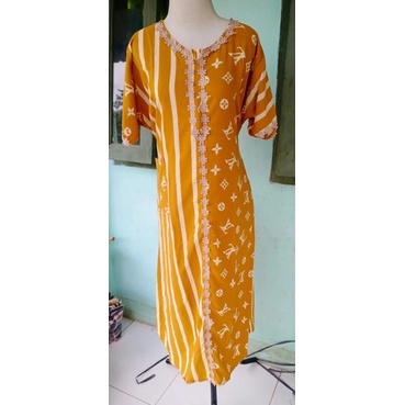 Daster kekinian dress jumbo murah