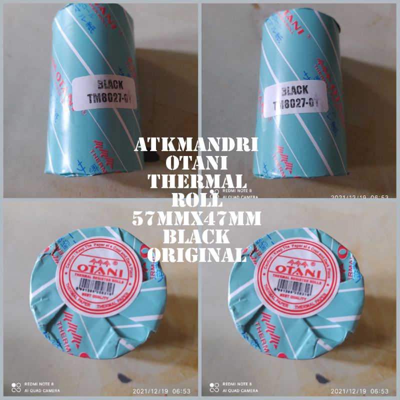 

OTANI THERMAL ROLL 57X47 BLACK ORIGINAL