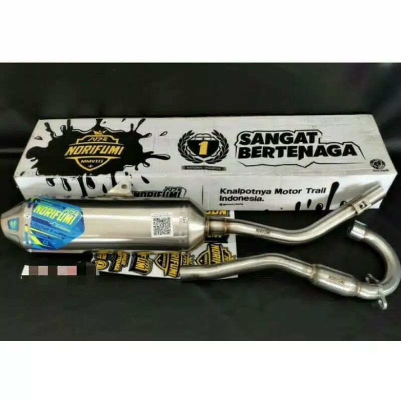 knatpot racing norifumi roket 4 stanlis klx 150,dtracker dan crf 150, original 100%