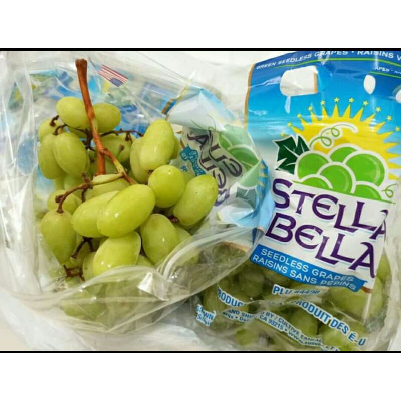 

Anggur Hijau Stella Bella 1 kg fresh