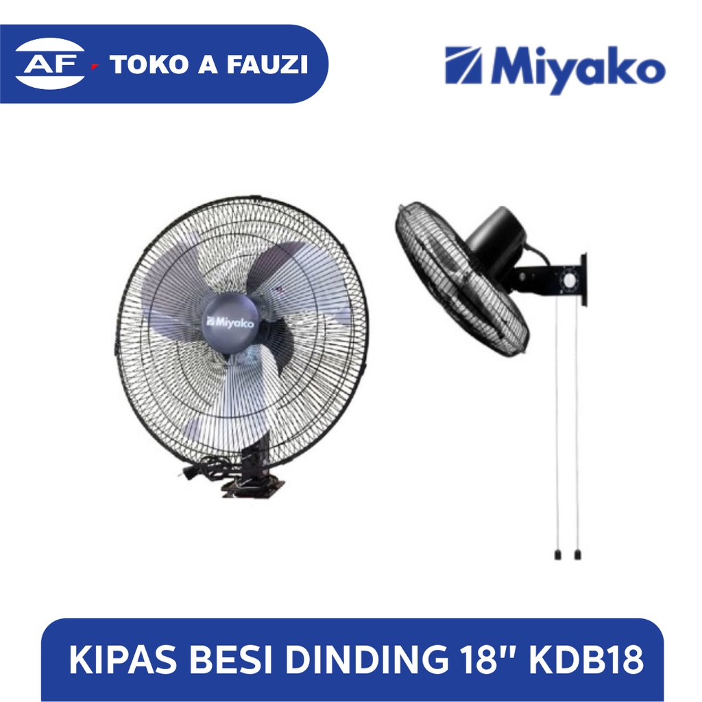 Miyako Kipas Besi 18&quot; Dinding Tembok Wall Fan KDB18