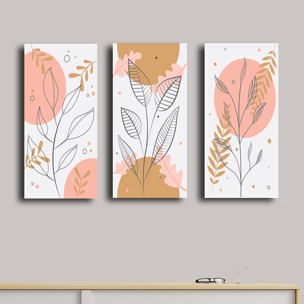 HIASAN DINDING BUNGA ABSTRAK BOTANICAL WALL DECOR PAJANGAN DINDING HIAS HIASAN DINDING BUNGA ABSTRAK