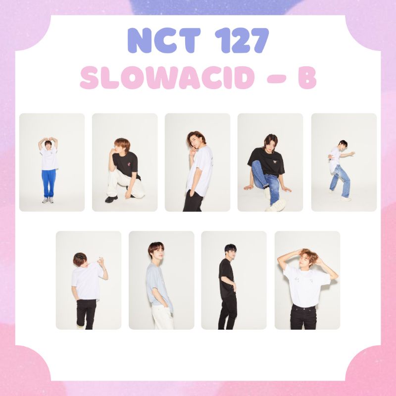 [NCT 127] PHOTOCARD SLOWACID TAEYONG TAEIL JOHNNY YUTA DOYOUNG JAEHYUN JUNGWOO MARK HAECHAN ‼️BACA DESKRIPSI‼️