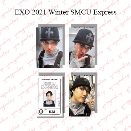 [READY / SET] 2021 SMCU WINTER EXCK PHOTOCARD FAN MADE UNOFFICIAL YANGPASHOP KAI SEHUN CHANYEOL BAEK