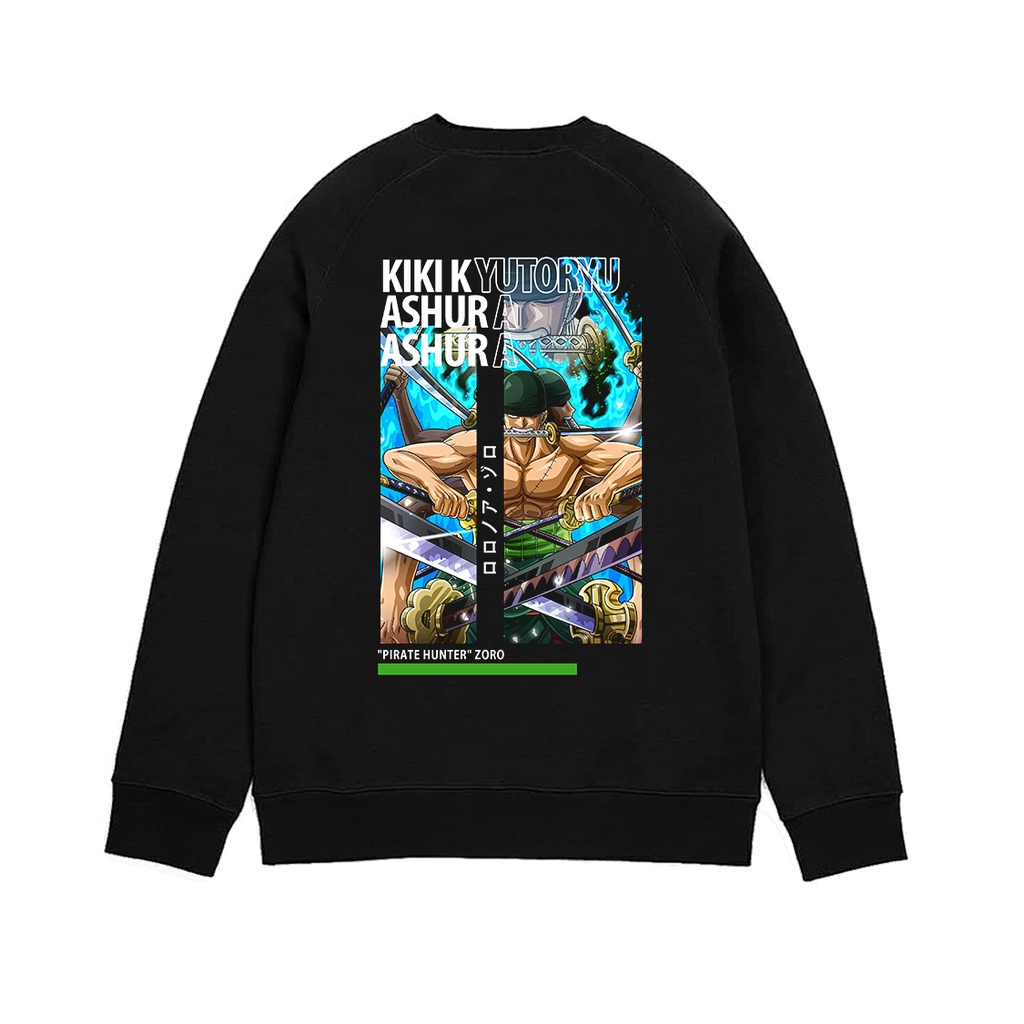 Crewneck Anime One Piece Roronoa Zoro Limited Editon