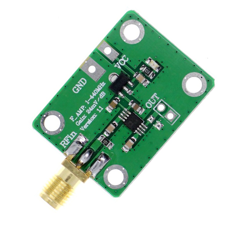 Btsg 0.1-440 MHz AD8310 High Speed Alat Pengukur Daya Detektor Logaritmik RF Frekuensi Tinggi