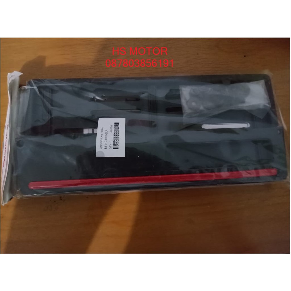 Plat Nomor ORI HONDA