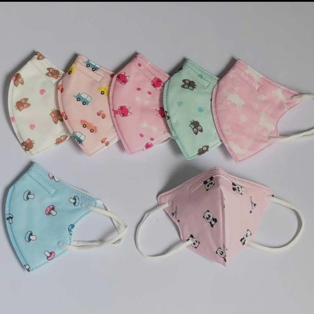 Masker Anak Kain Premium Isi 3 Pcs / Masker Duckbill Anak / Masker Kain Anak