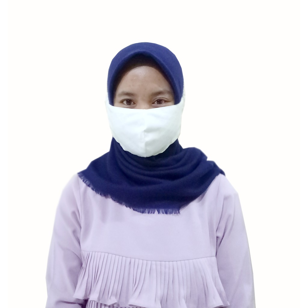 MASKER KAIN KATUN JEPANG / BRUKAT PREMIUM TEBAL HEADLOOP || Kiiyoomii ||