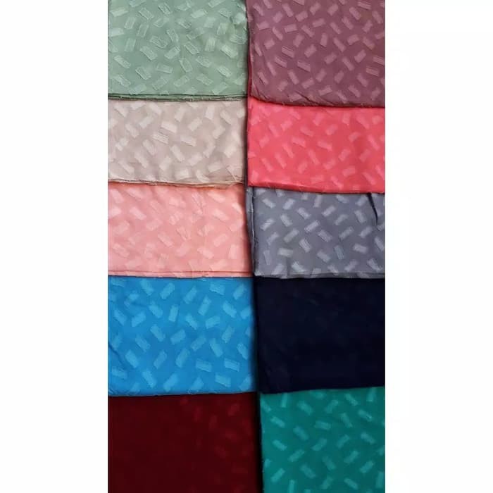 Unik Jilbab rubiah motif jilbab segi empat hijab rubiah kerudung rubiah Diskon