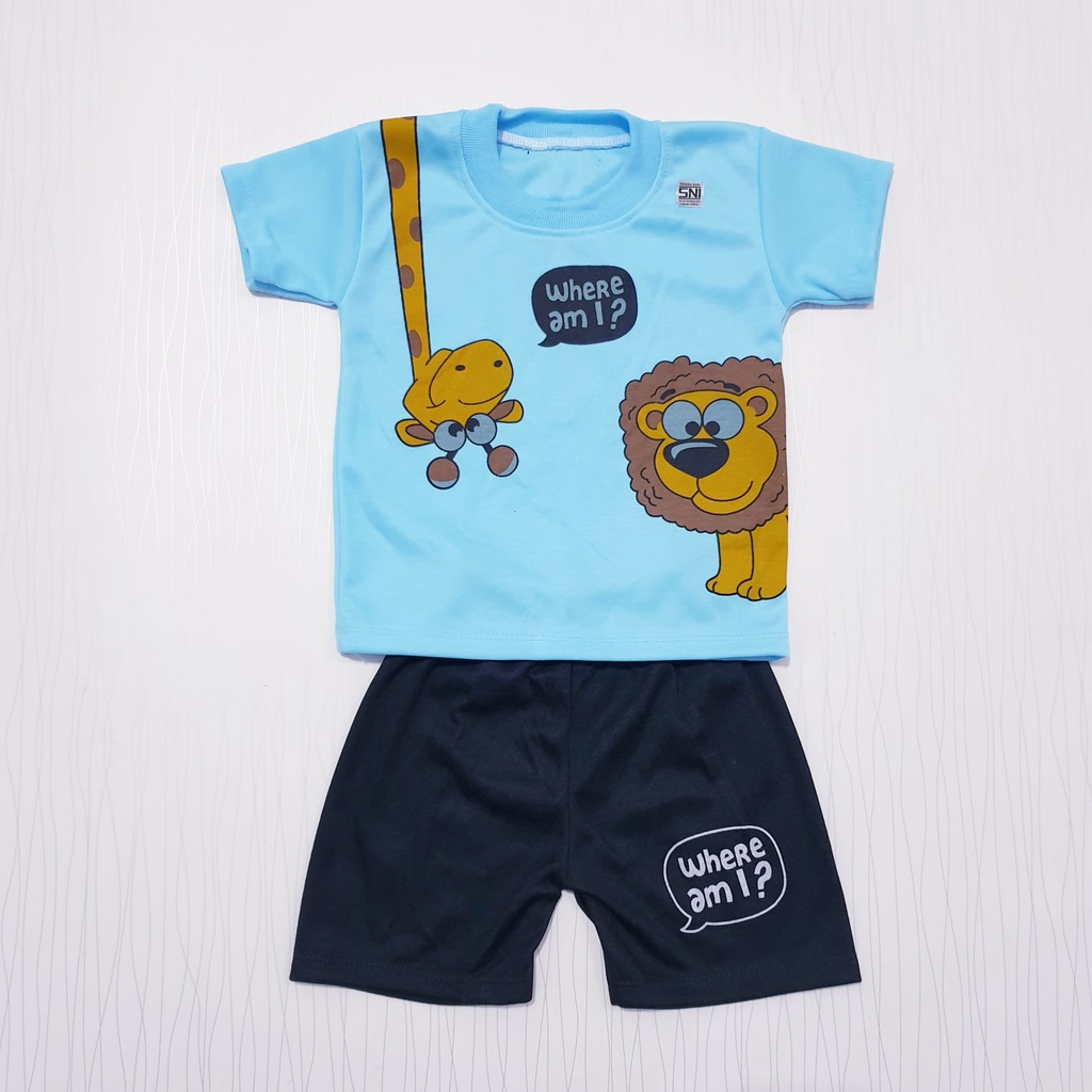 Cod Baby Alica Baju Anak Laki Usia 0-12 Bulan