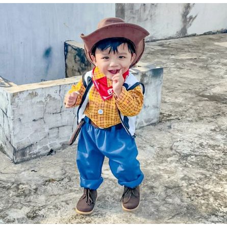 KOSTUM TOY STORY ANAK / KOSTUM PHOTOSHOOT BAYI / BAJU BAYI / KOSTUM PROPS ANAK / KOSTUM ANAK