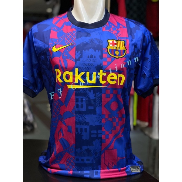 Jersey BARCELONA / BARCA UCL 2021-2022 GRADE ORI THAILAND