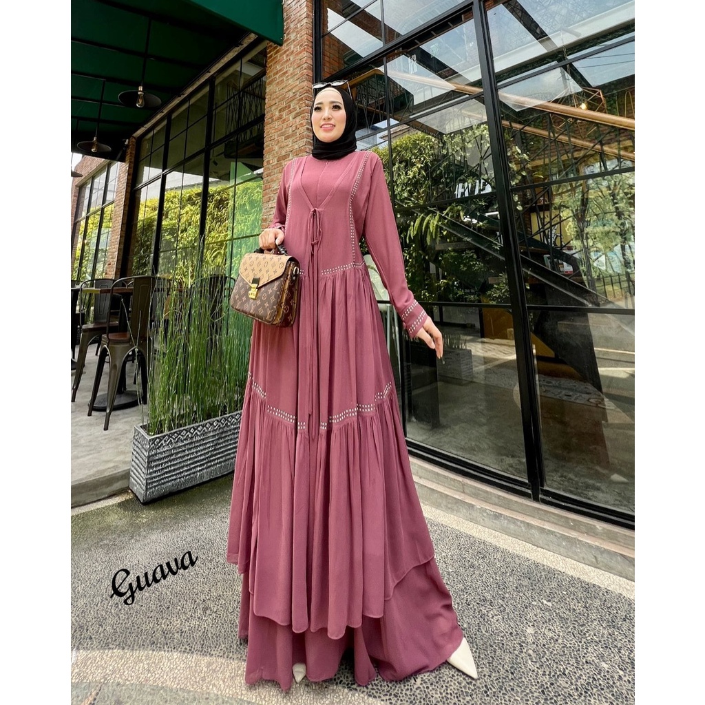 Original GLAMZ Dress Kiran (seri A) (seri B) / Fashion Muslim Gamis