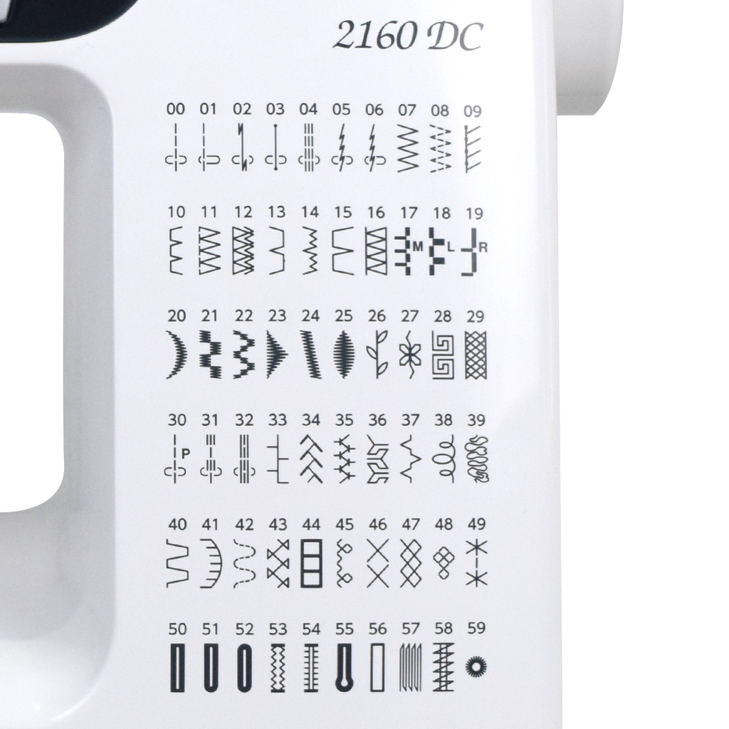 Mesin Jahit JANOME 2160 DC / 2160DC Computerised Portable Multifungsi