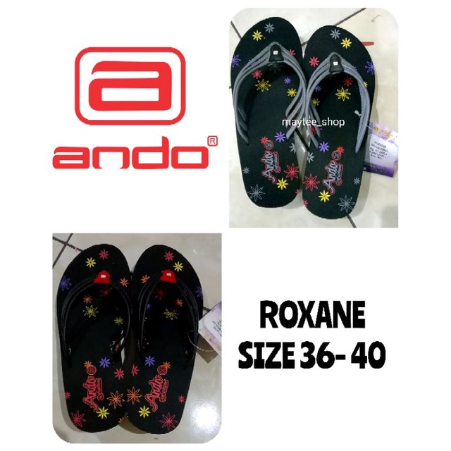 SANDAL ANDO ROXANE - SANDAL JAPIT WANITA WEDGES