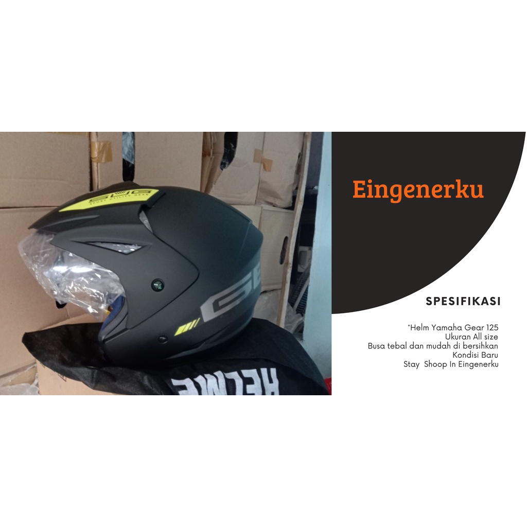 Helm yamaha gear 125 Terbaru