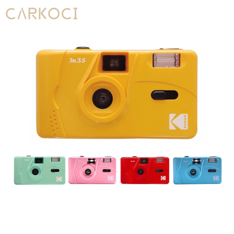 Kodak Film Camera M35 Kamera Film Fotografi Retro - Kuning - Ungu- Hijau - MERAH- PINK Film Analog Camera