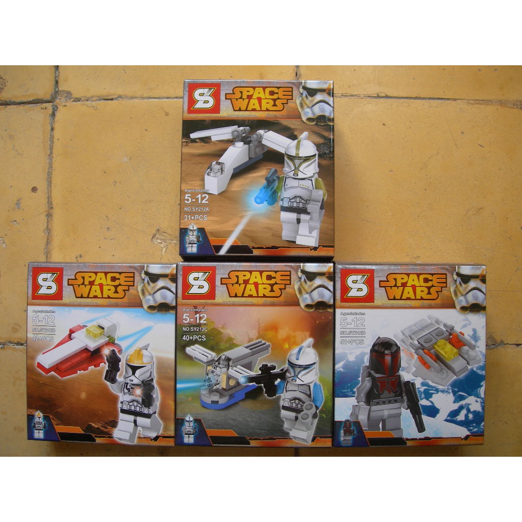 lego sy 212A-D star wars  pesawat isi4