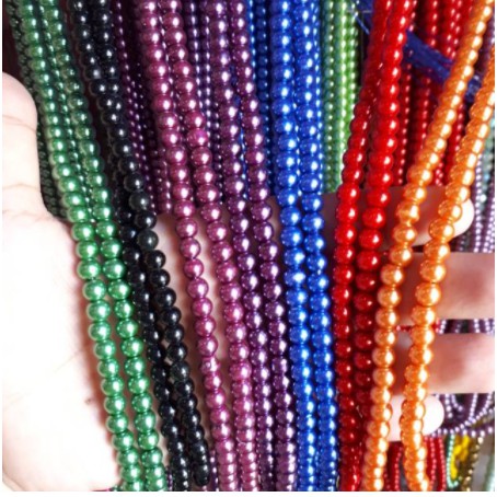 Mutiara Sintetis ( Mutiara Berat ) Uk 6mm Harga/string