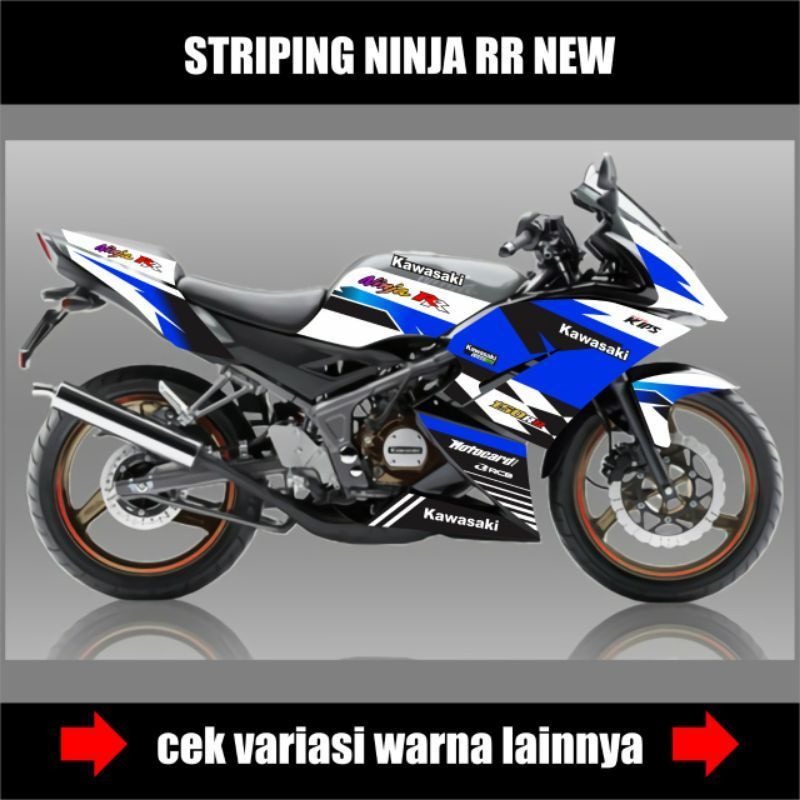 Striping Ninja RR New/Striping Stiker Variasi Motor Ninja RR New