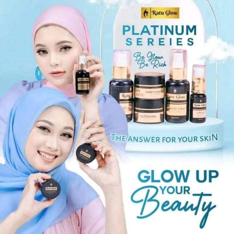 RATU GLOW PAKET PLATINUM COCOK UNTUK YG PUNYA FLEK HITAM