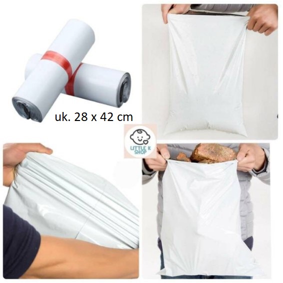 

Plastik Packing Polymailer uk 28x42 (isi 100) / Plastik Pembungkus Paket POLYMAILER WATERPROOF