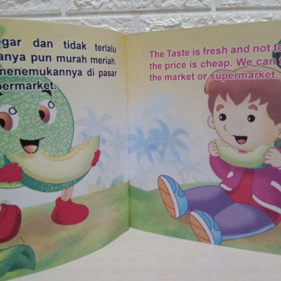 Buku Cerita Dongeng Akulah MELON / BILINGUAL
