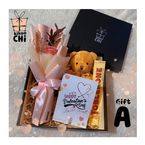 

Valentine Gift Box - Hadiah Kado Ulang Tahun Pacar Wanita - paket A