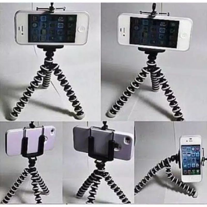 Tripod gorila mini + Holder U / size : SMALL (S) - MEDIUM (M) - LARGE (L) LAZY POD/TONGSIS/GURITA