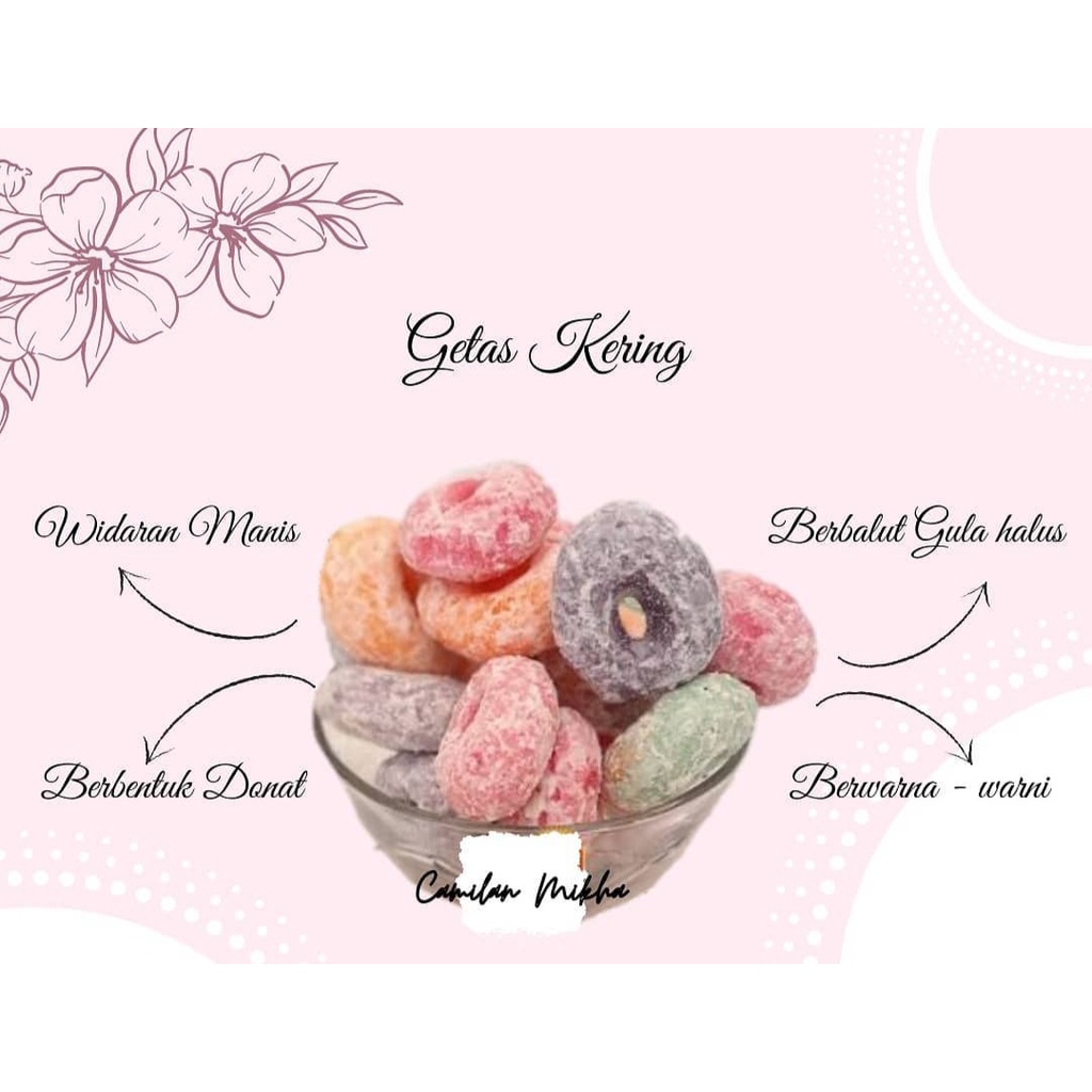

Getas donat - getas kering bentuk donat