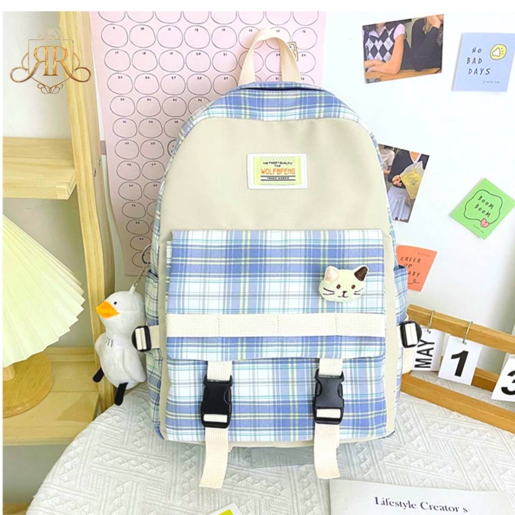 Tas ransel wanita Backpack wanita Backpack pria Tas sekolah Tas anak 2022 backpack nylon