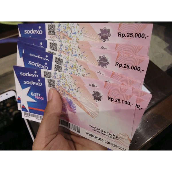 Voucher sodexo senilai 75 K