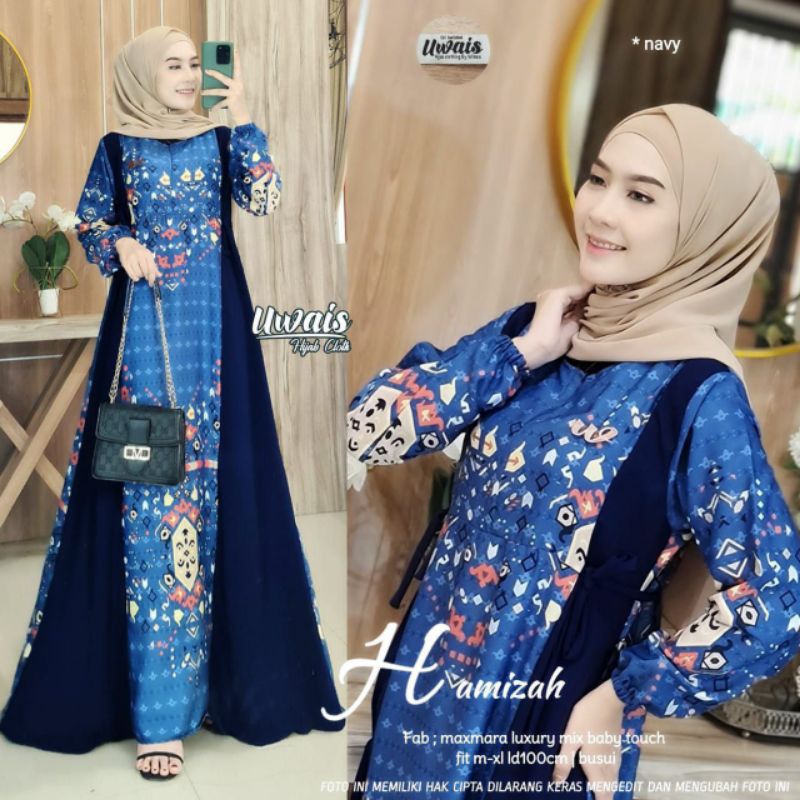 HAMIZAH MAXY BAJU GAMIS WANITA ORI UWAIS