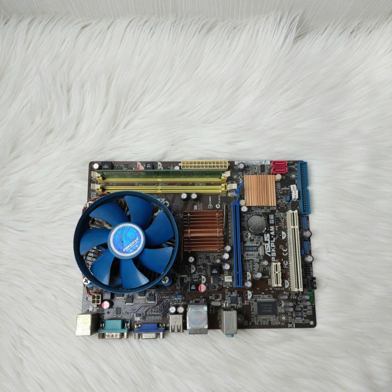 Paket Motherboard Asus P5KPL.AM SE Intel G31 LGA 775+Processor Dual core E7400+Ram 1gb