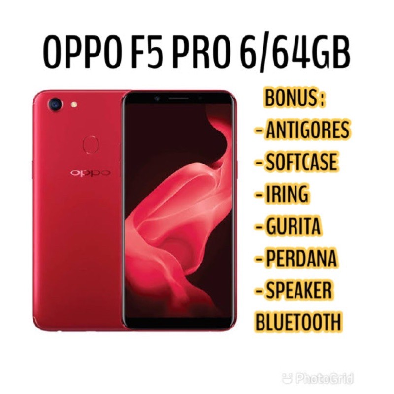 HARGA MURAH HP -       OPPO F5 PRO 6/64GB - GARANSI RESMI OPPO
