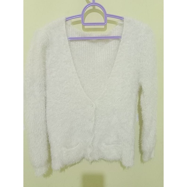 jaket rajut bulu baju atasan wanita prelove pl second