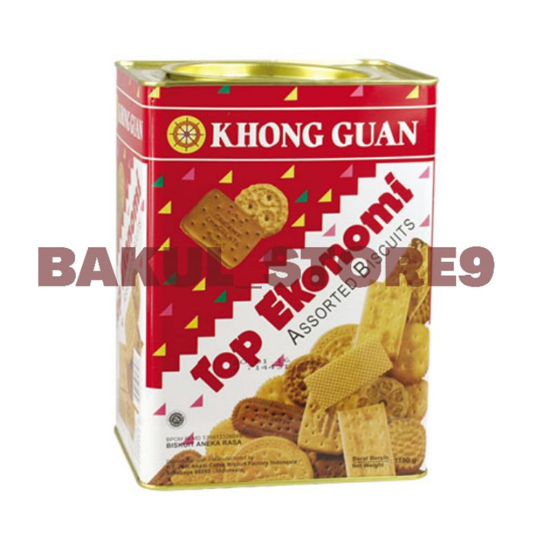 Khong Guan Top Ekonomi Assorted Biscuits 1150 Gr