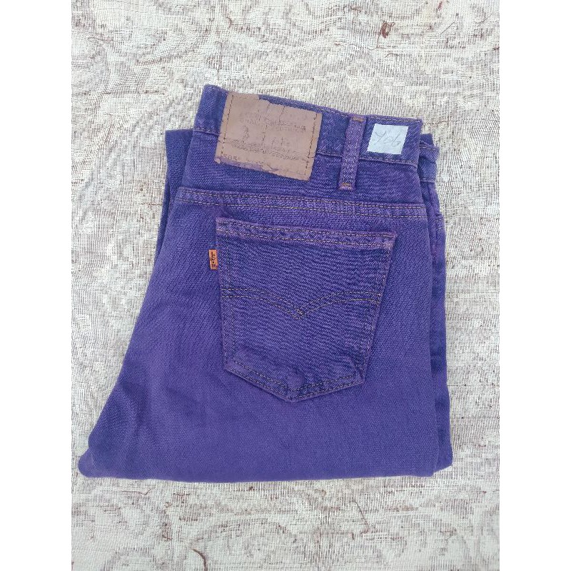 levis 505 size 32 warna ungu second original