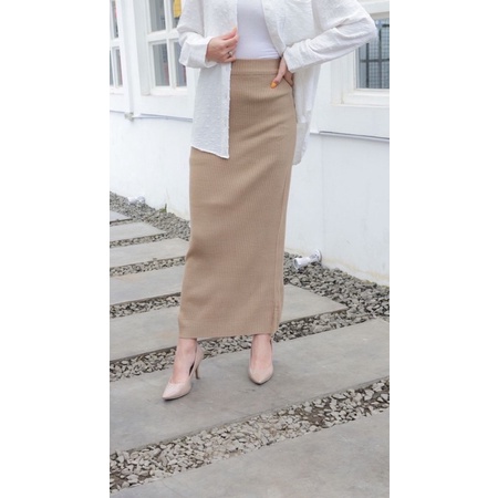 zayin Span knit-Cream tua