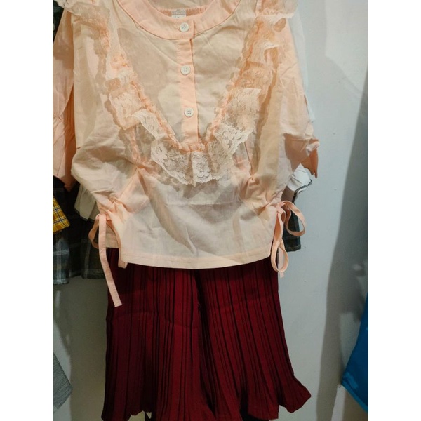 Setelan celana panjang import anak cewek